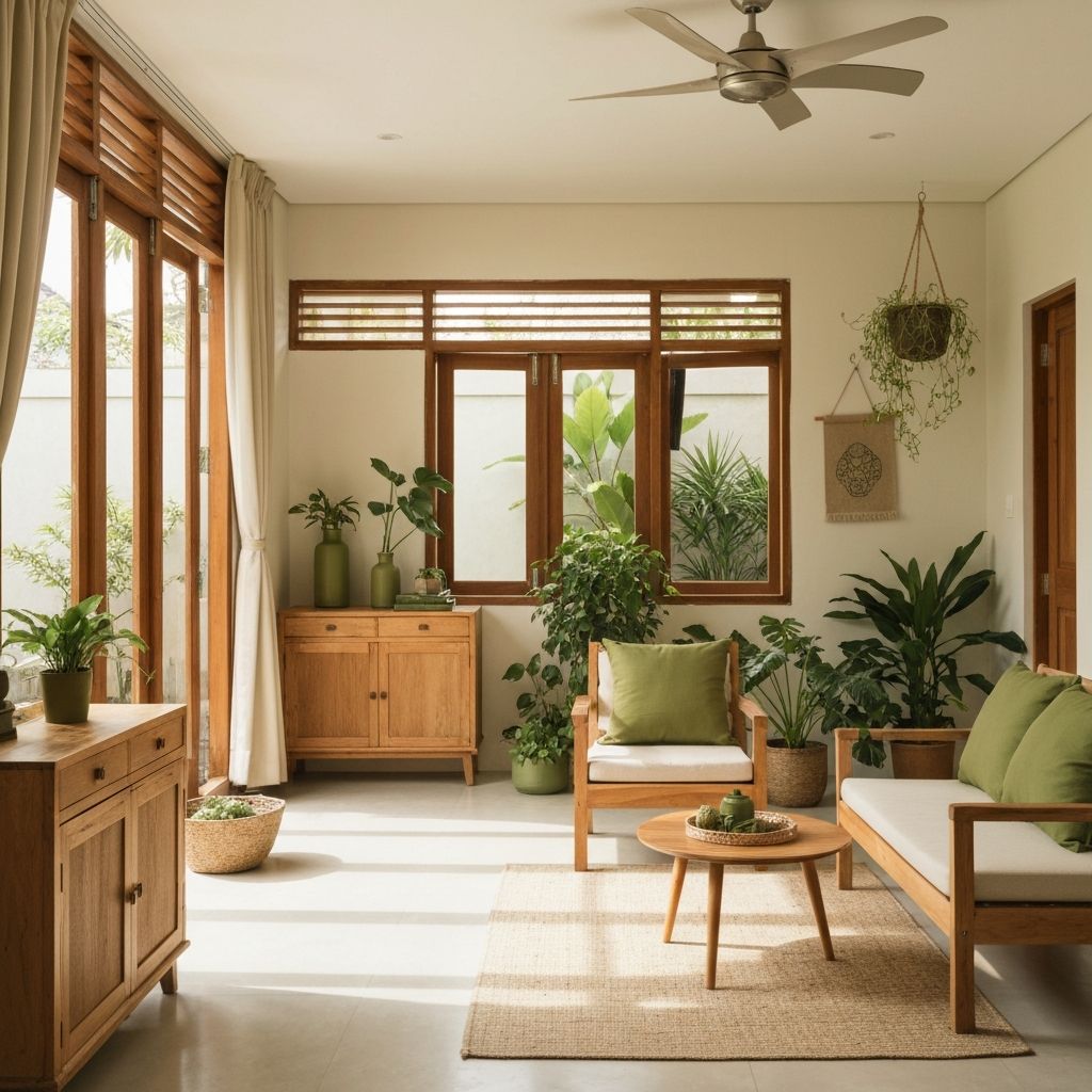 Ilustrasi pendekatan alami di rumah